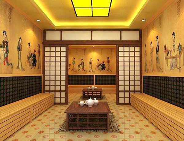 小型家用汗蒸房效果圖