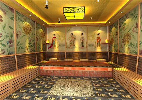 小型家用汗蒸房效果圖