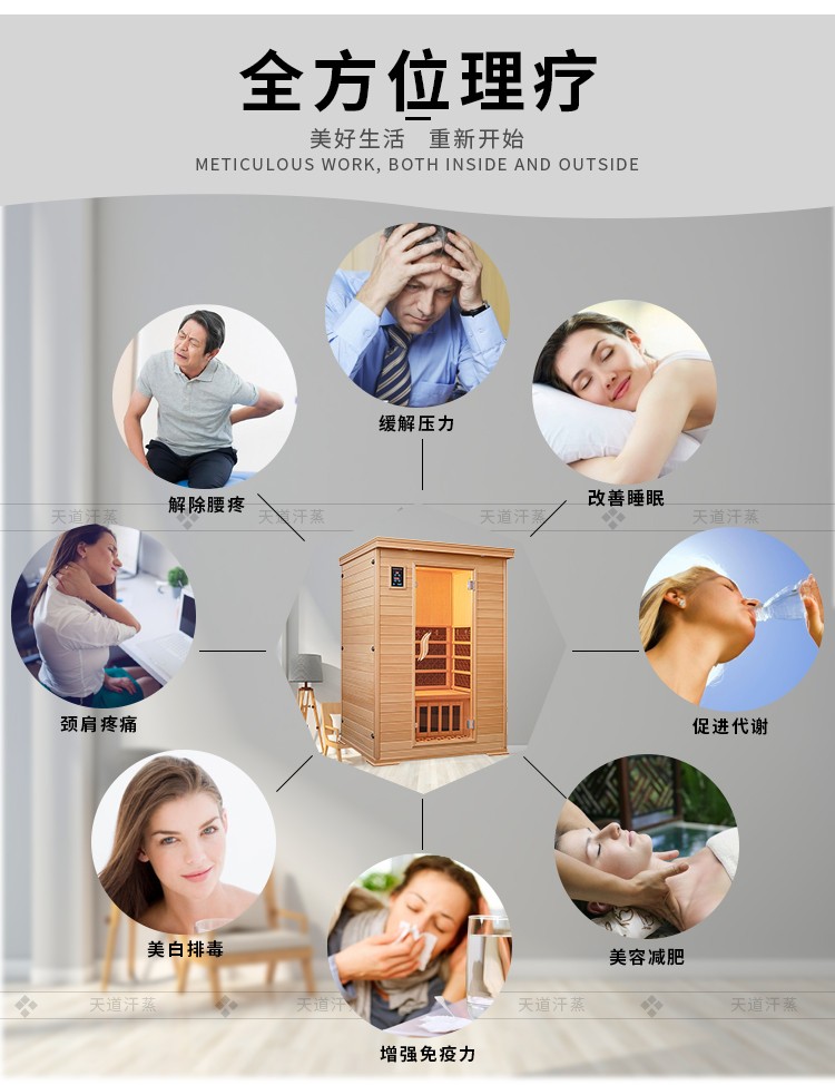 一個人家用汗蒸房可全方位理療